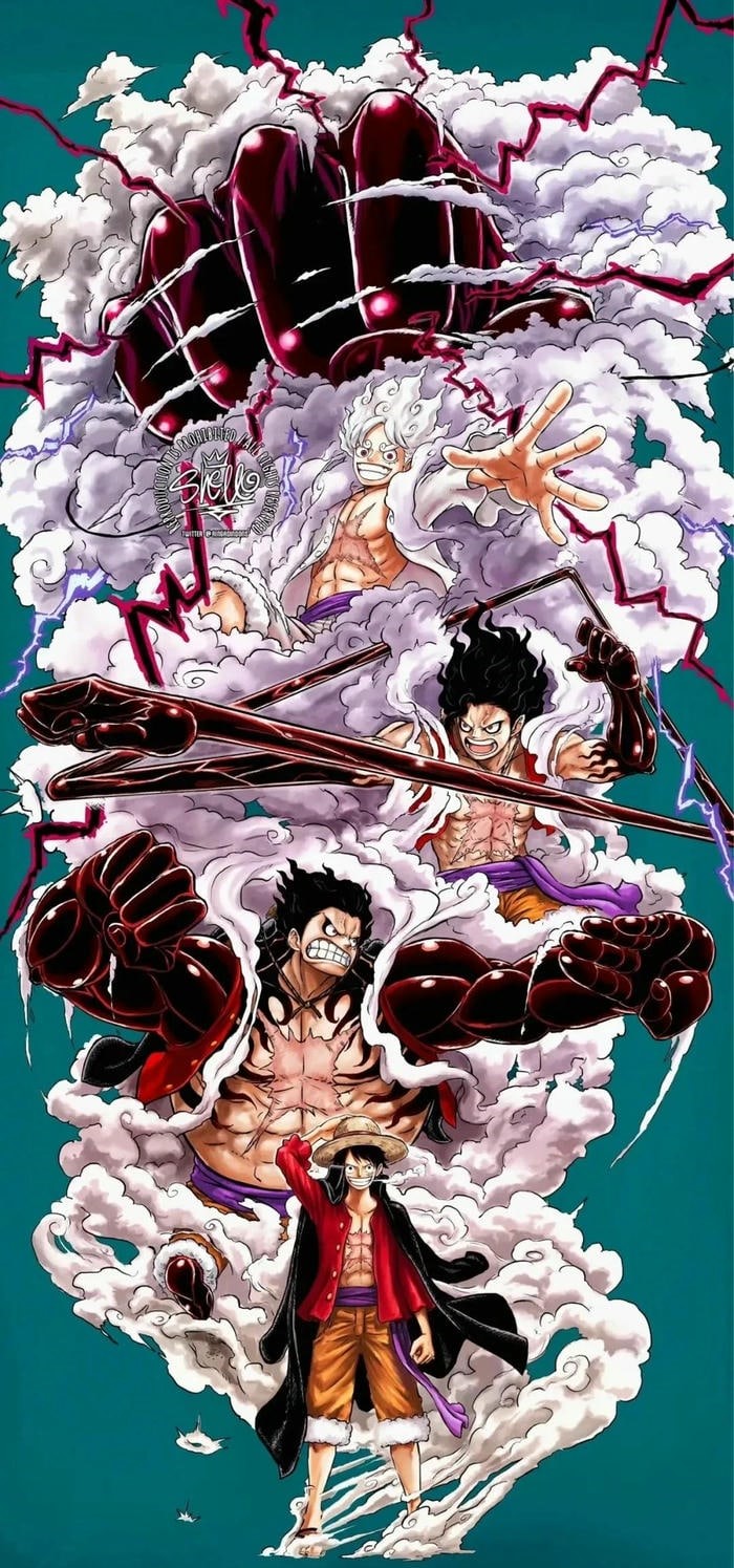 hình nền luffy gear 5 full full hd 4k