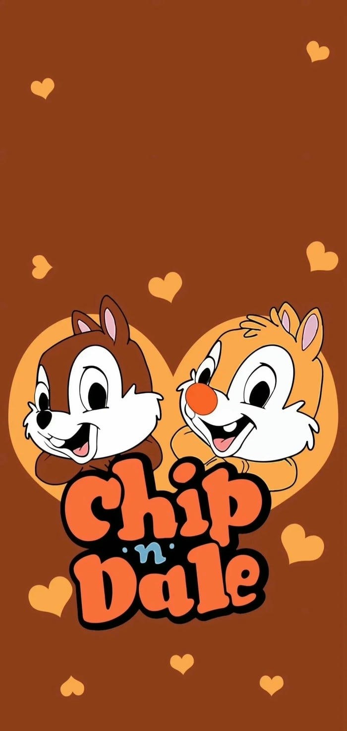 hình nền màu nâu chip dale