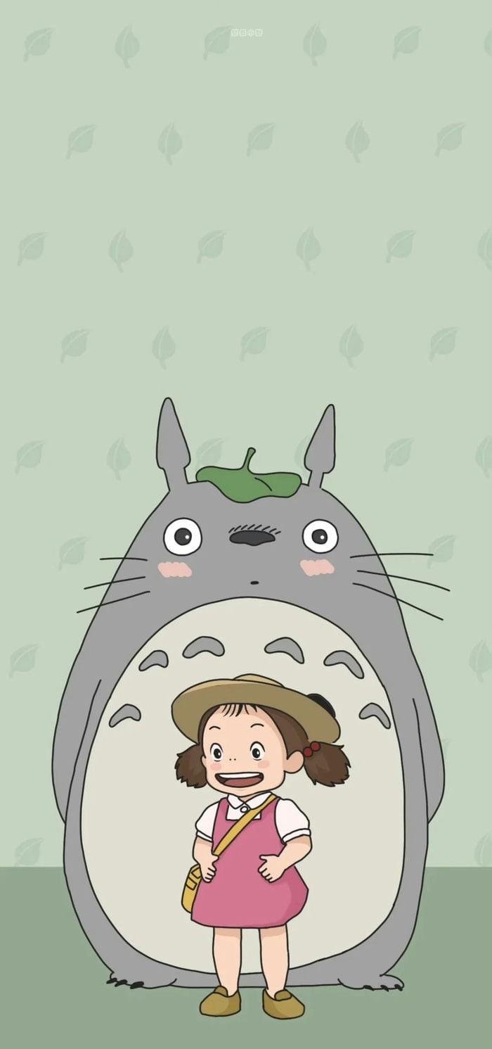 hình nền máy tính totoro 4k đáng yêu