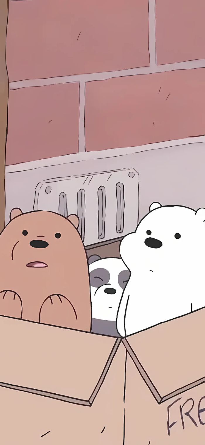 hình nền máy tính we bare bears cute