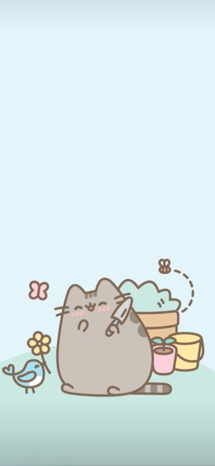 hình nền mèo pusheen dễ thương nhất