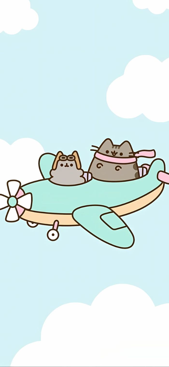 hình nền mèo pusheen dễ thương