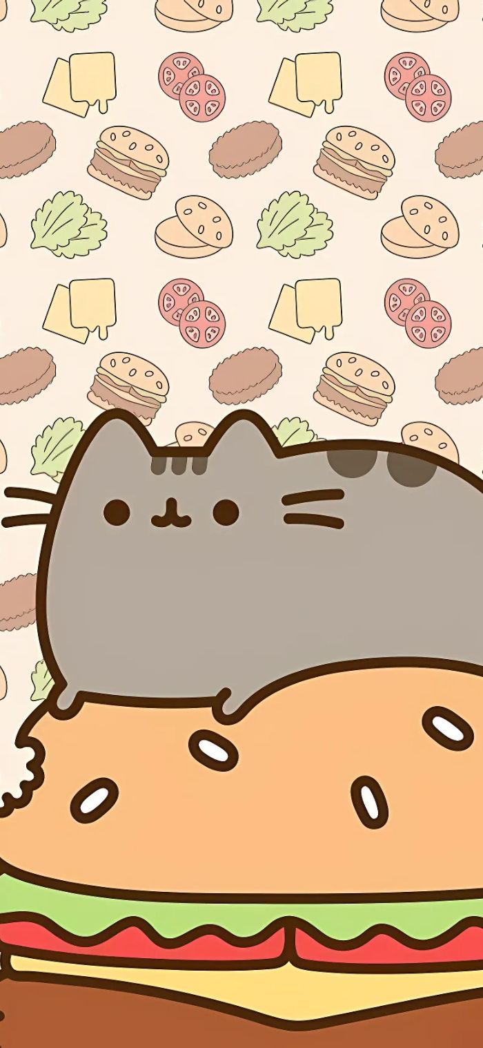 hình nền mèo pusheen xinh xắn