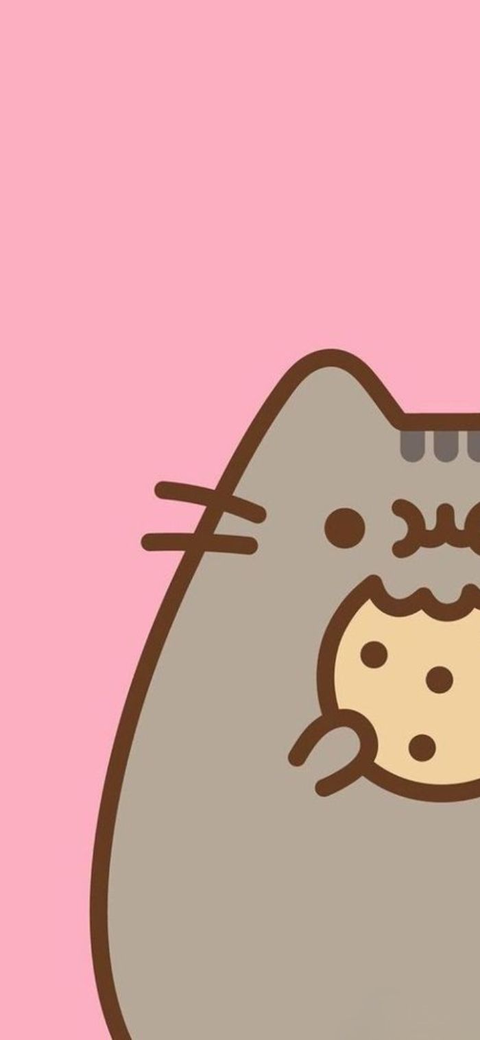 hình nền mèo pusheen yummy