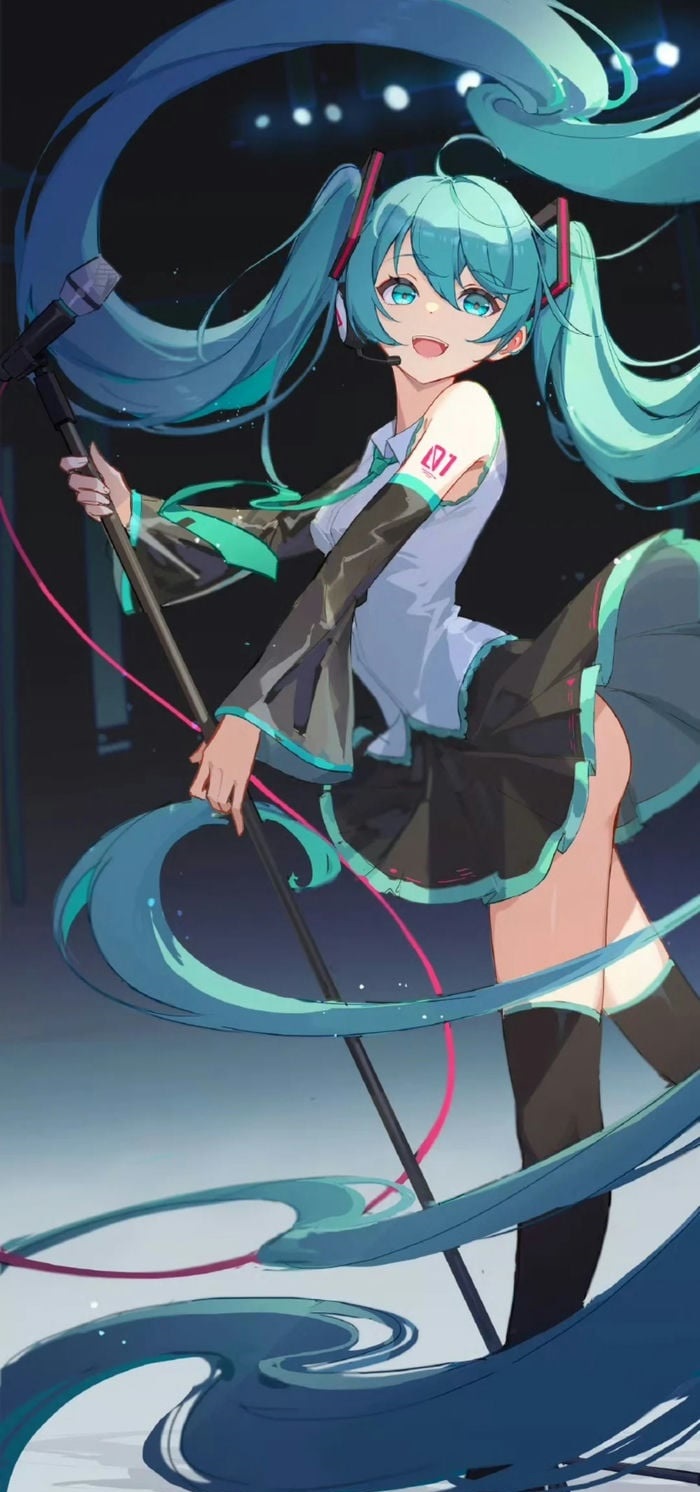 hình nền miku cute