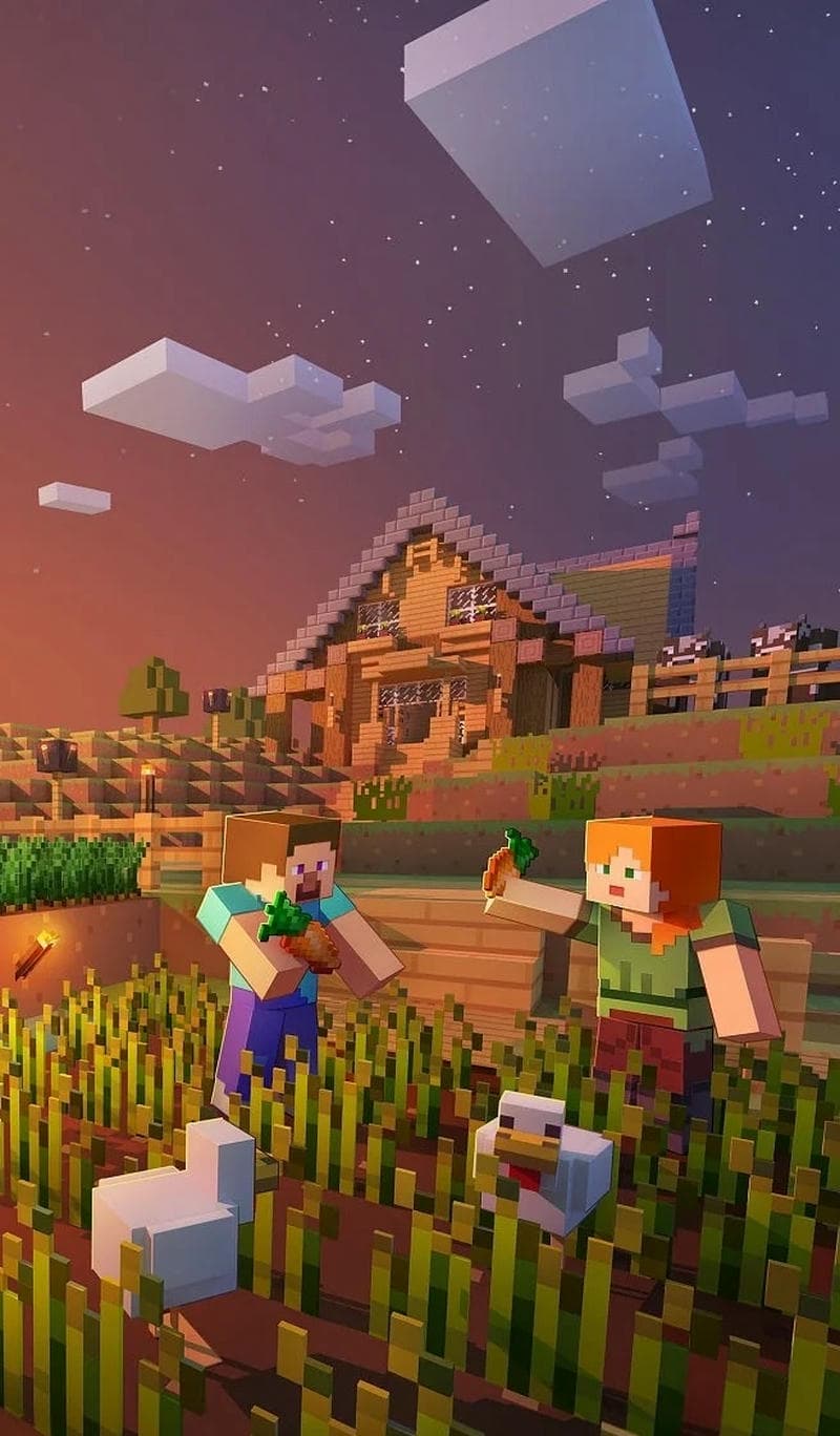 hình nền minecraft 4k