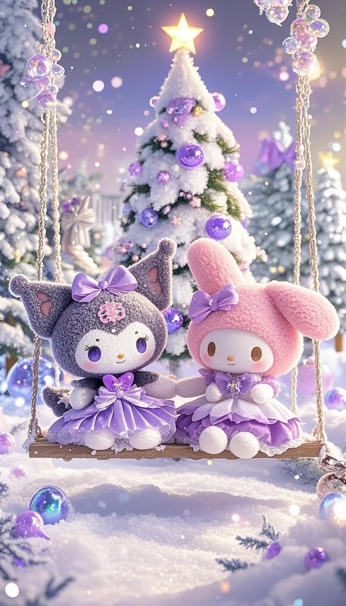 hình nền my melody và kuromi