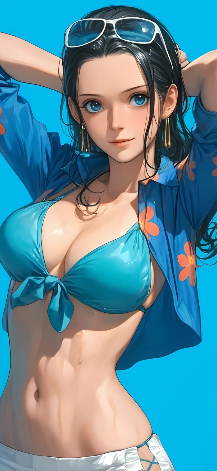 hình nền nico robin bikini