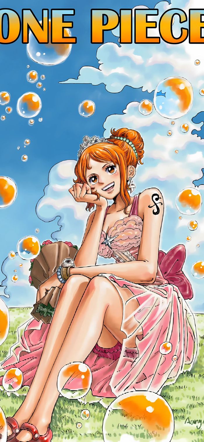 hình nền one piece nami xinh