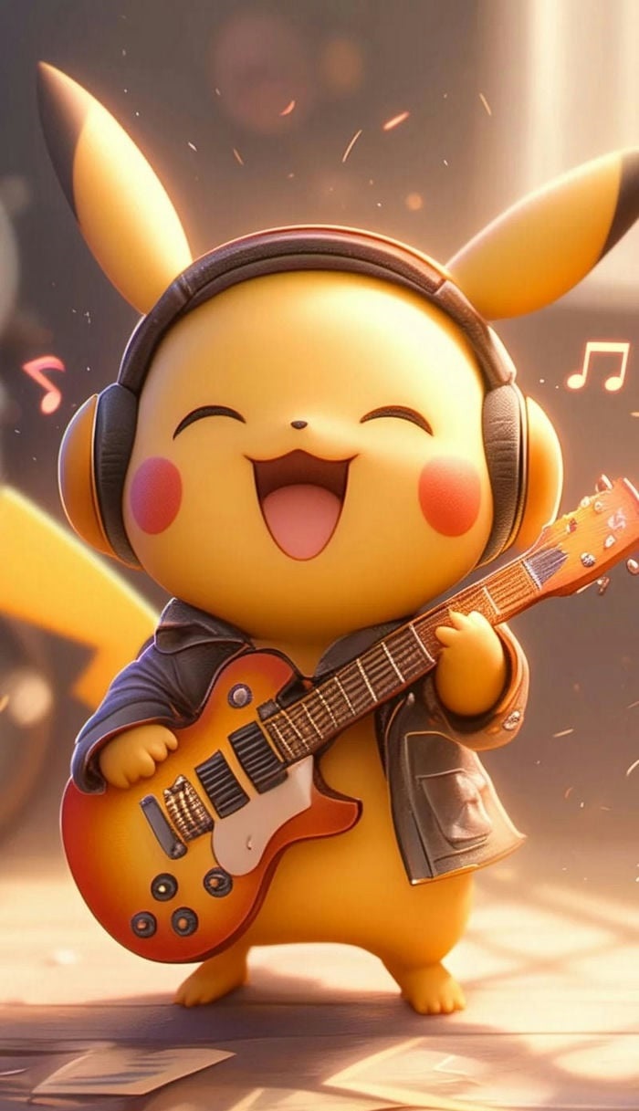 hình nền pikachu cute 3d