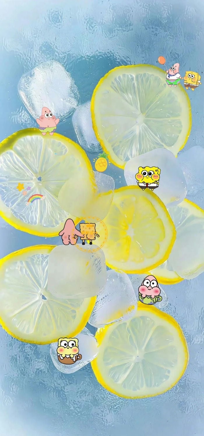 hình nền quả chanh cute lemon