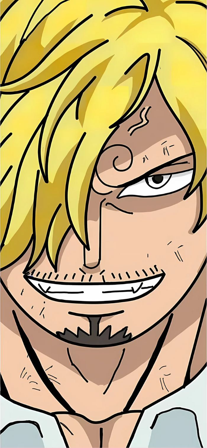 hình nền sanji ngầu cười