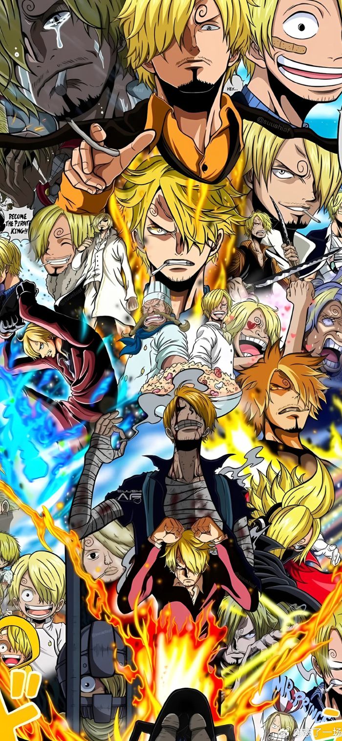 hình nền sanji ngầu nhiều sắc thái