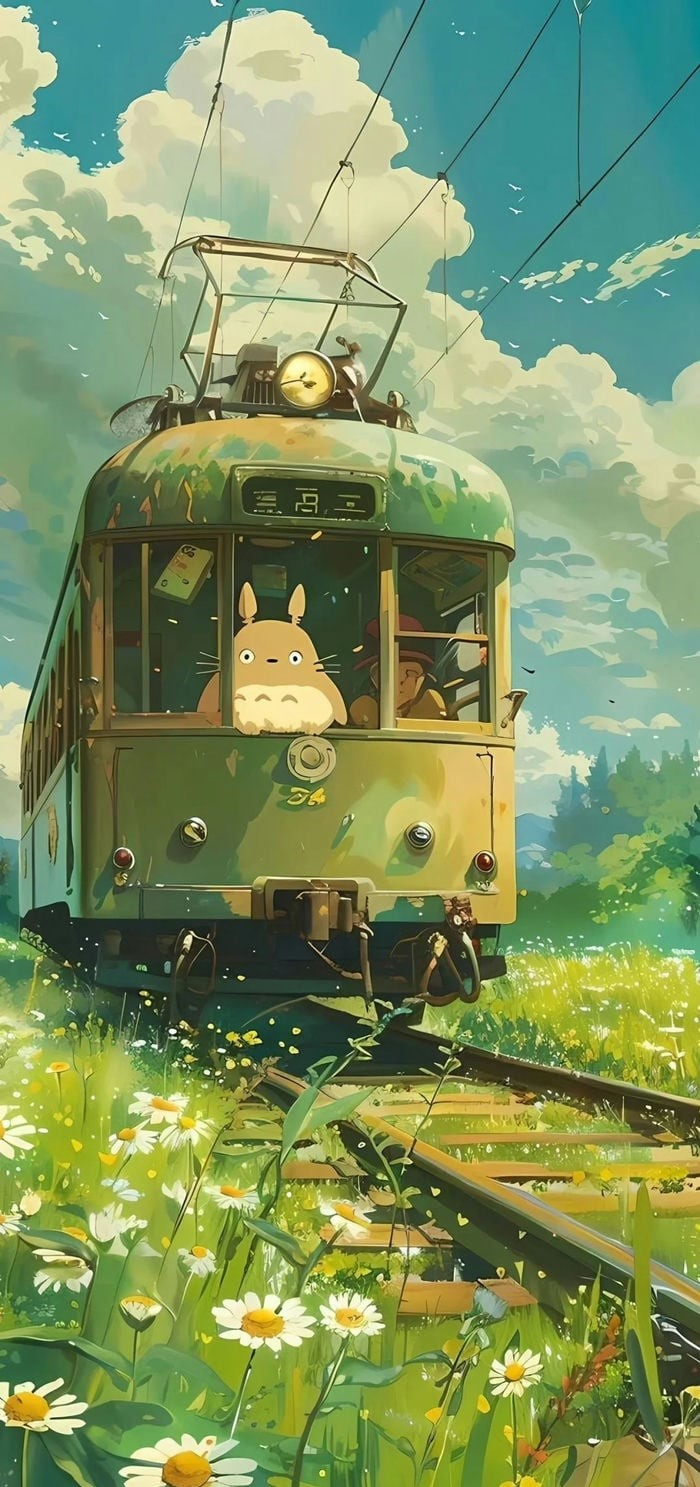 hình nền totoro cho đt