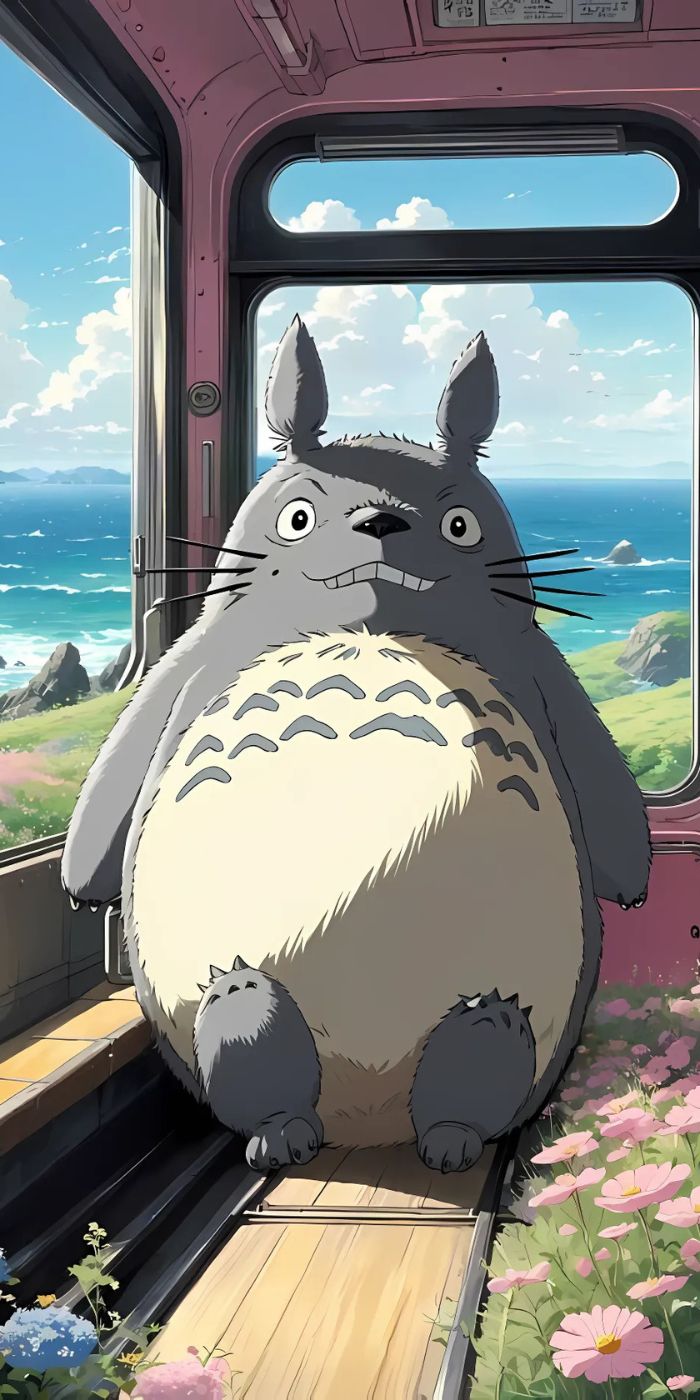 hình nền totoro cho iphone net căng