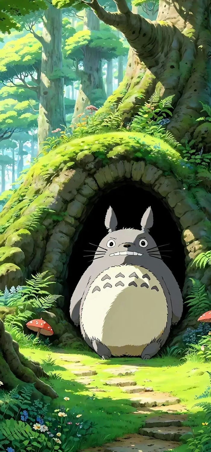 hình nền totoro cho iphone net