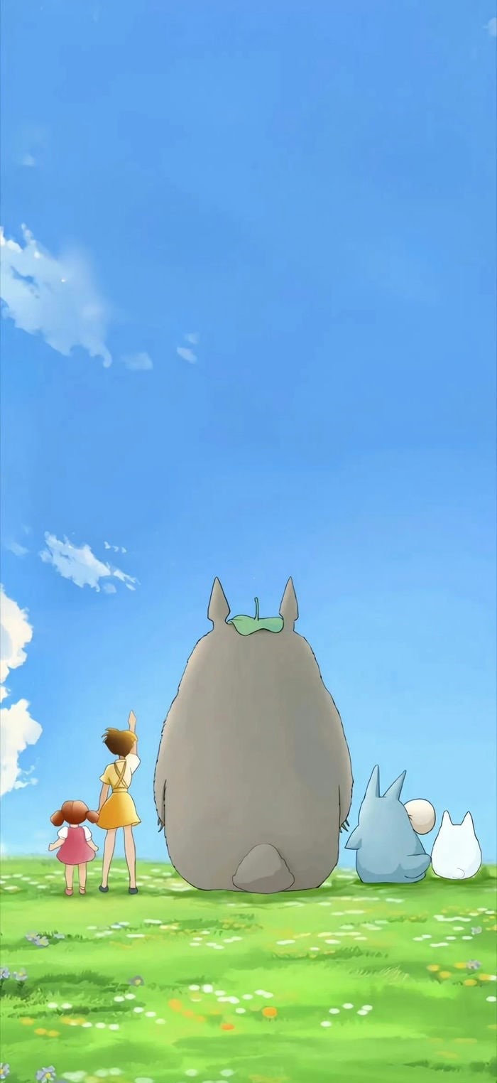 hình nền totoro và bạn