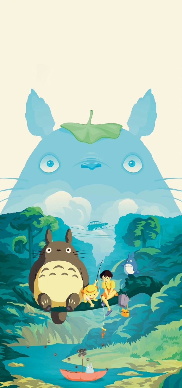 hình nền totoro và những người bạn