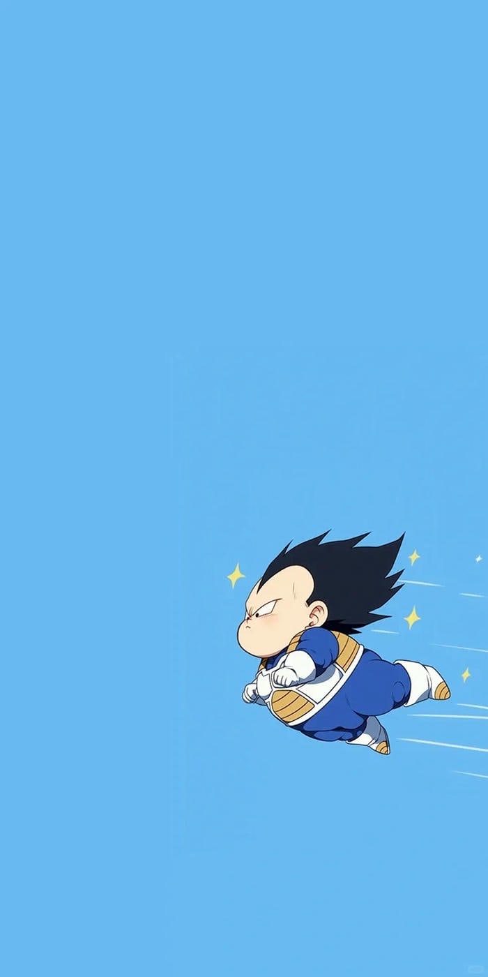 hình nền vegeta chibi