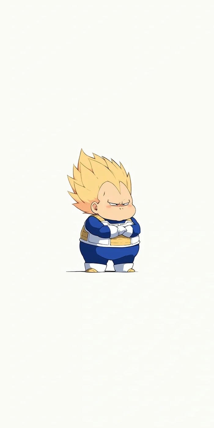 hình nền vegeta cực cute