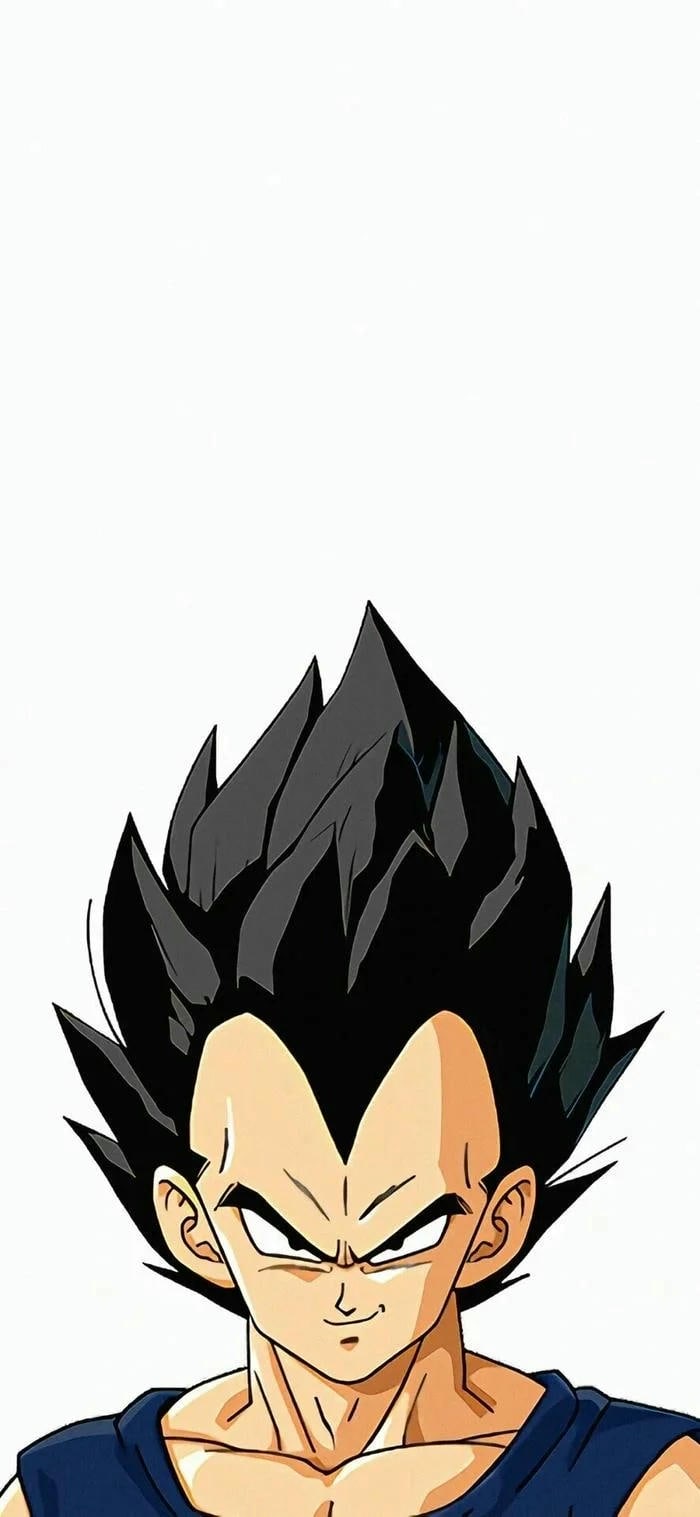 hình nền vegeta nền trắng