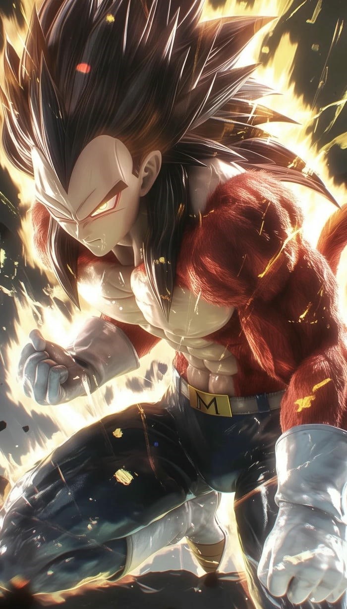 hình nền vegeta super saiyan 4