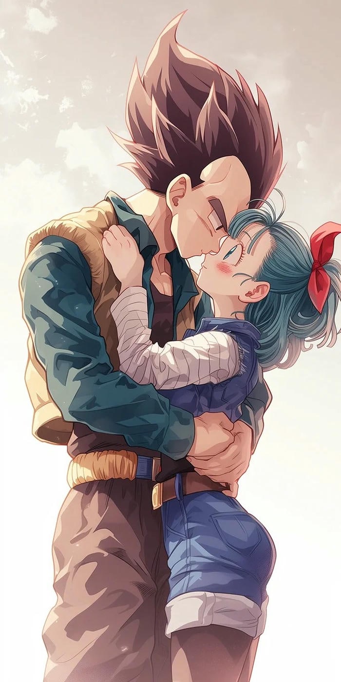 hình nền vegeta và bulma đẹp