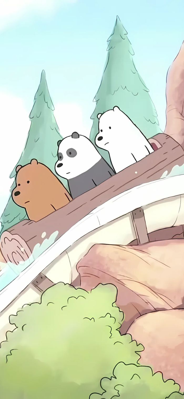 hình nền we bare bears 4k