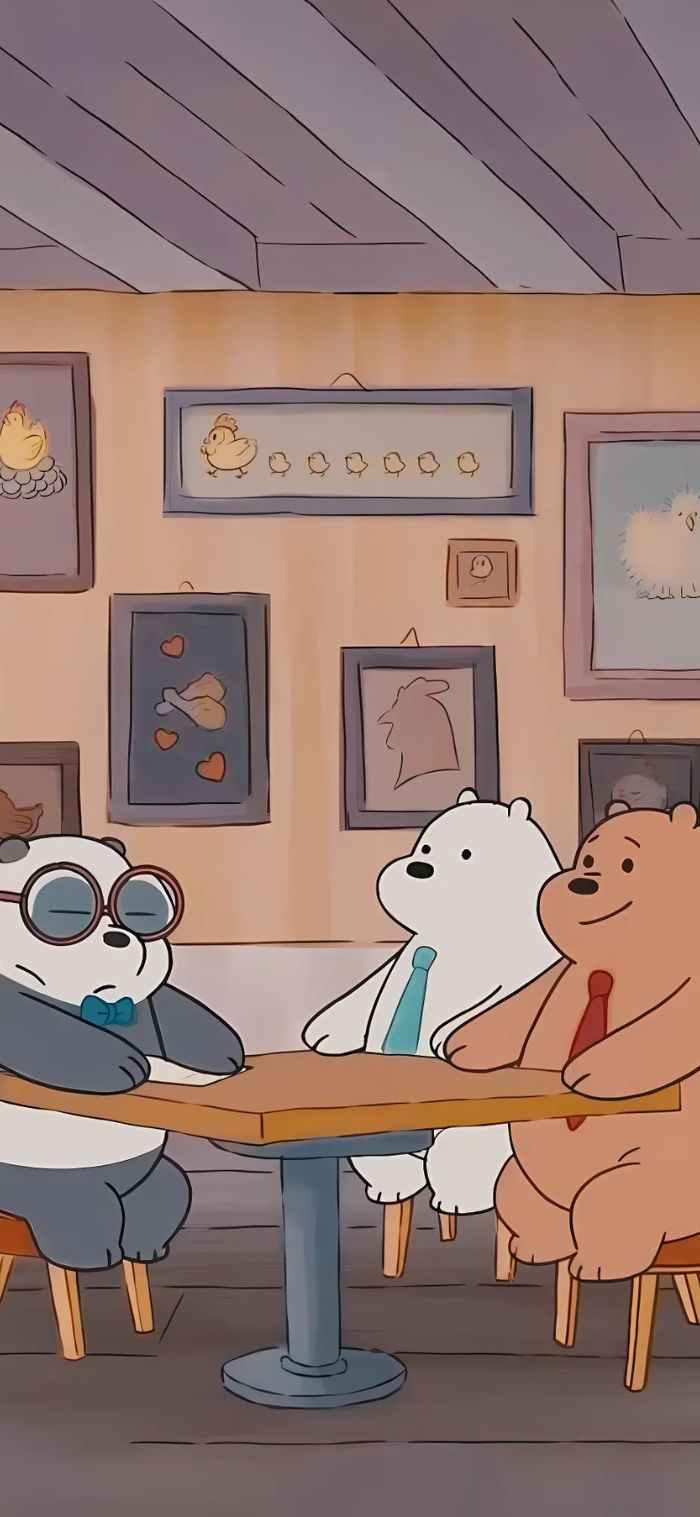 hình nền we bare bears cho máy tính