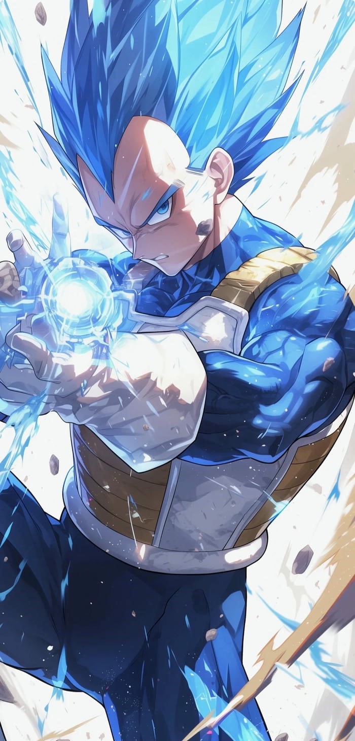 hình super saiyan blue vegeta