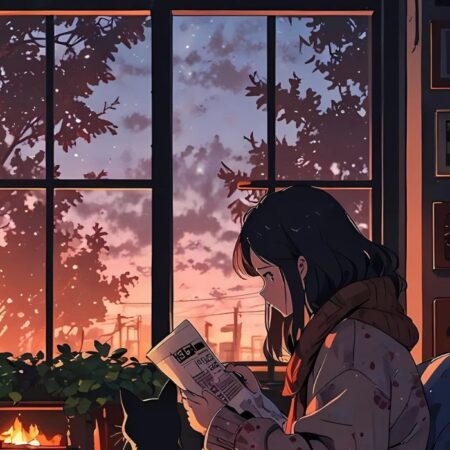 [84+] Hình nền lofi chill anime tâm trạng buồn tuyệt đẹp