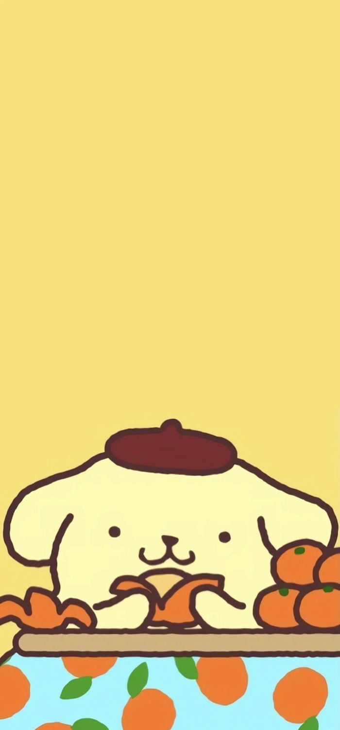 pompompurin hình nền ham ăn