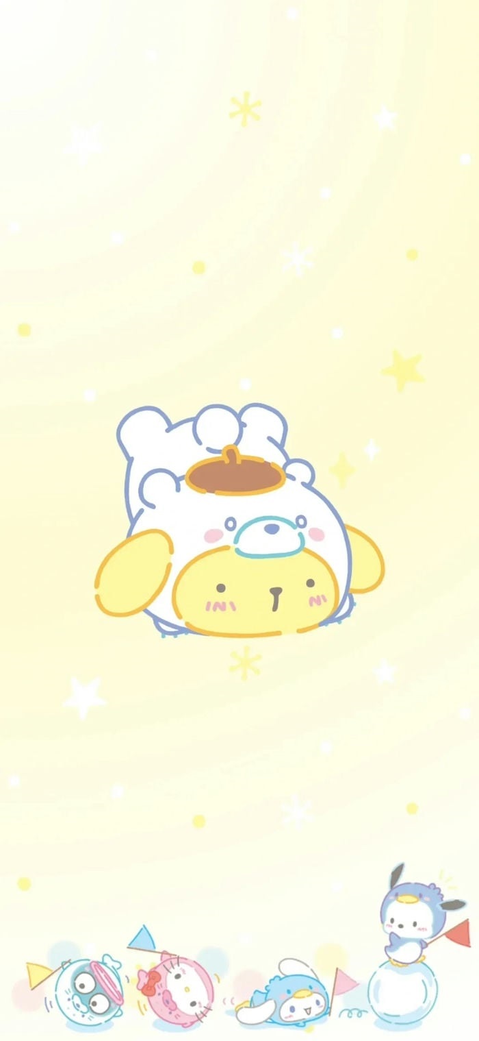 pompompurin hình nền nhẹ nhàng