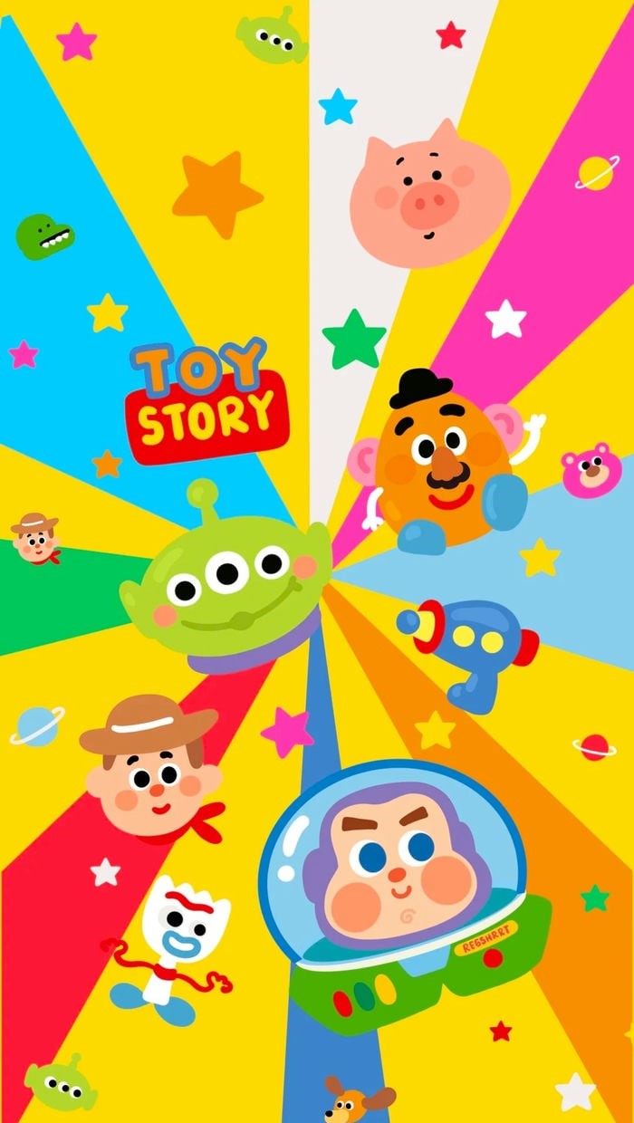 vẽ hình nền toy story