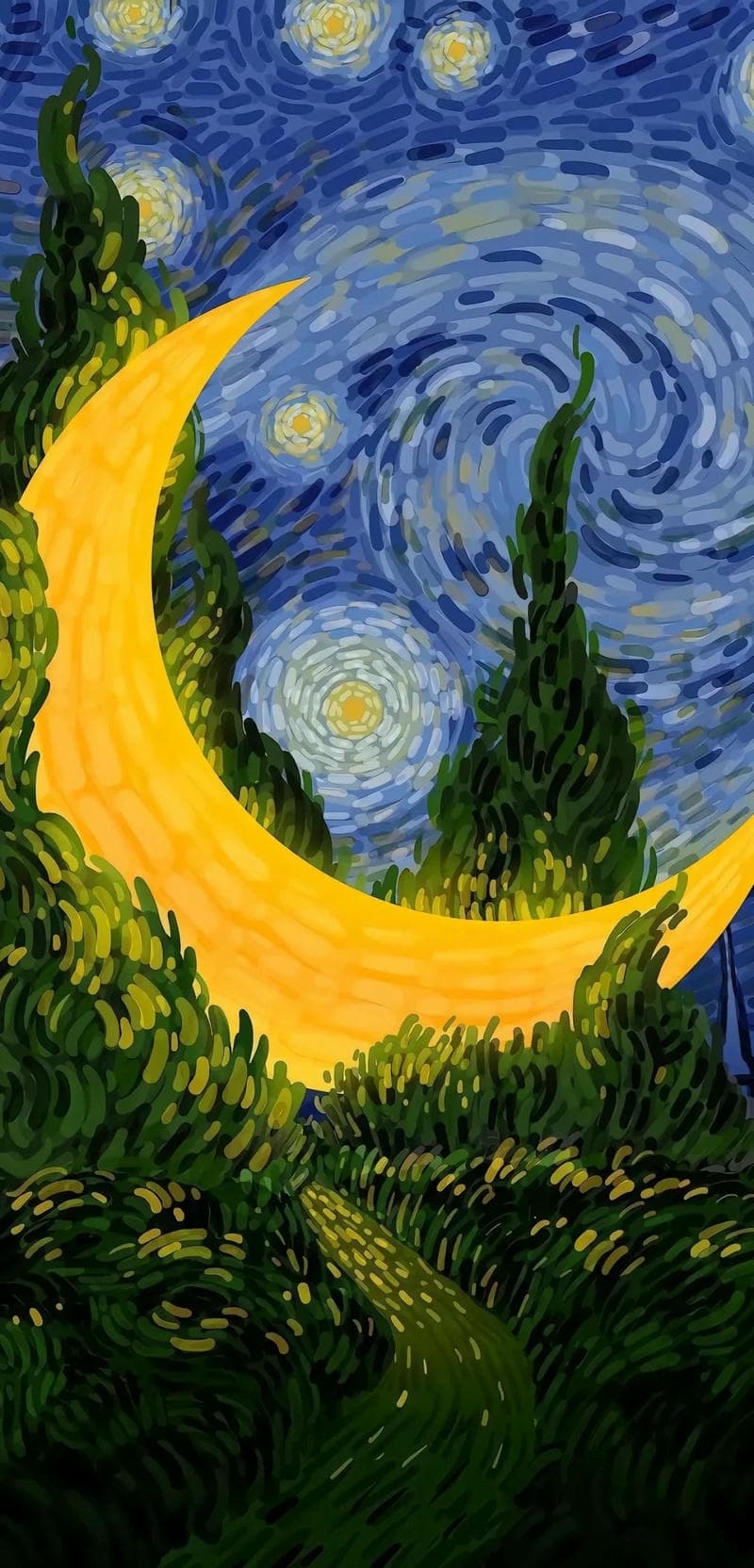 wallpaper van gogh