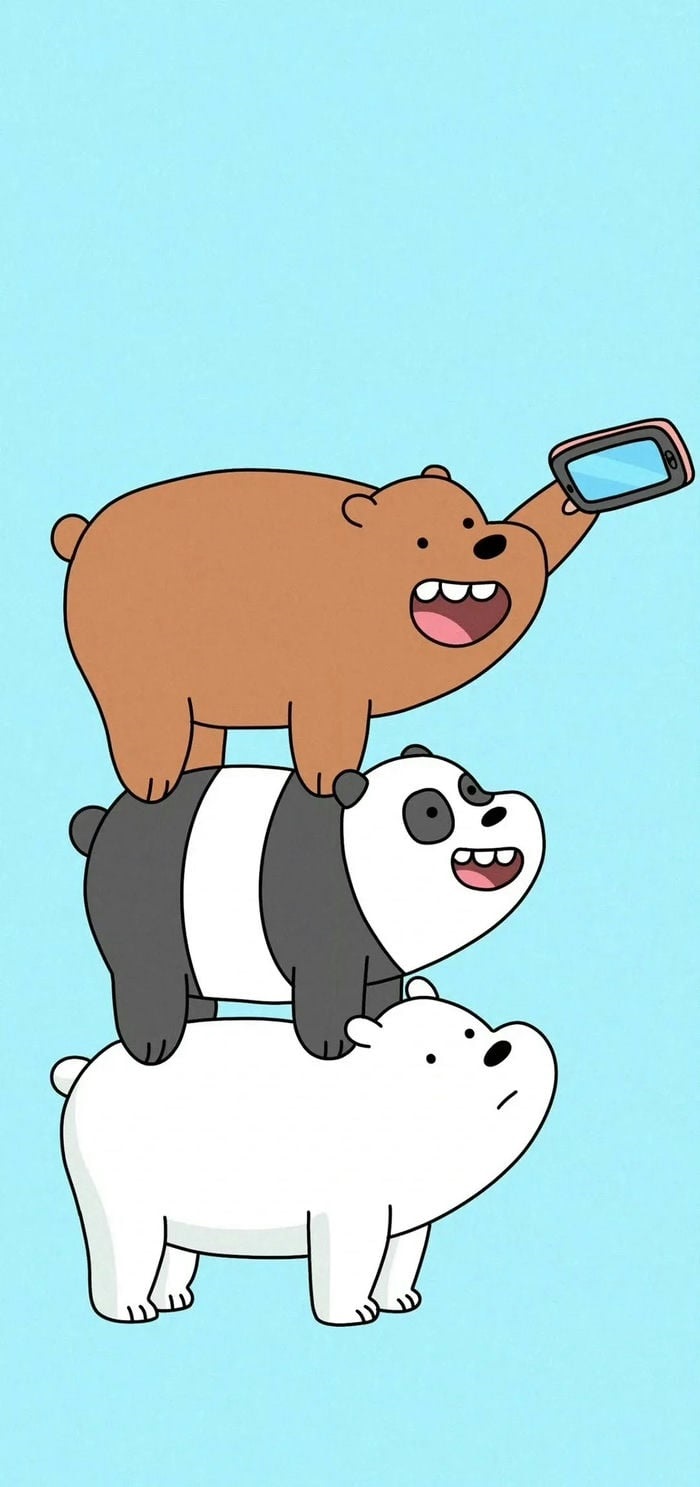 we bare bears hình nền 3 chú gấu