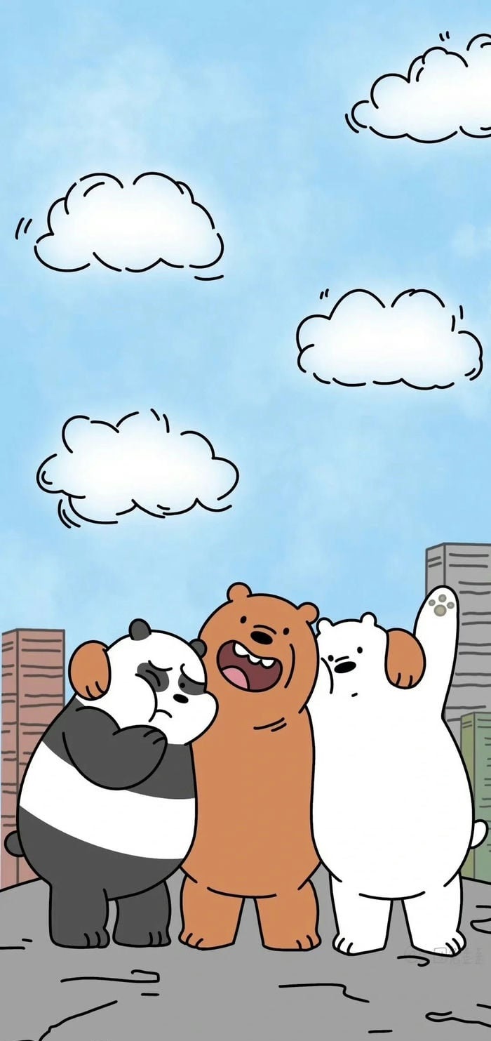 we bare bears hình nền máy tính cho fan nữ