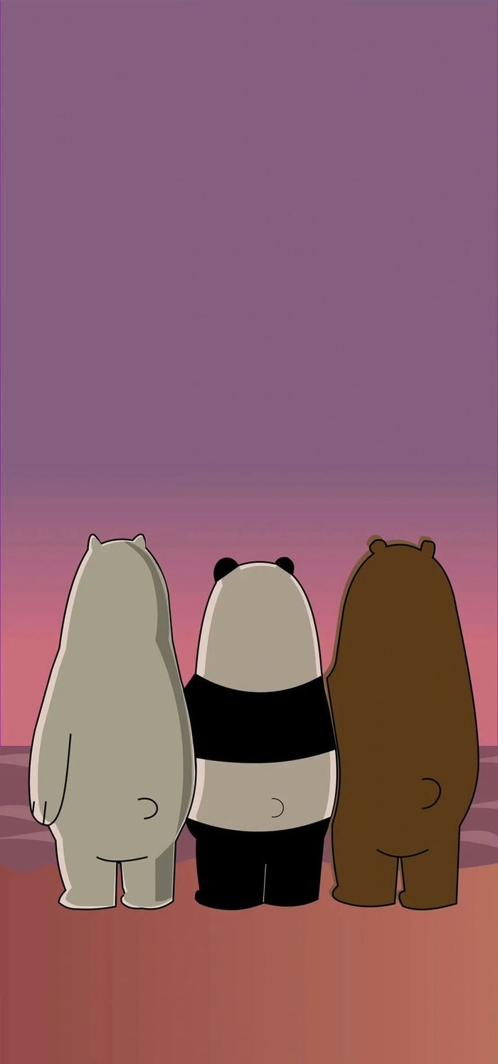 we bare bears hình nền máy tính full hd