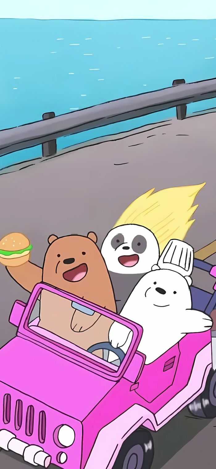 we bare bears panda hình nền