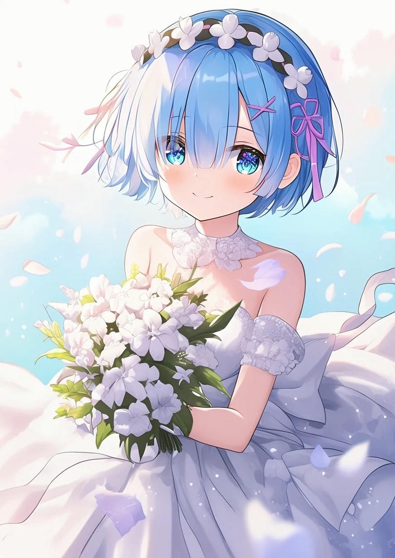 ảnh anime rem 8k