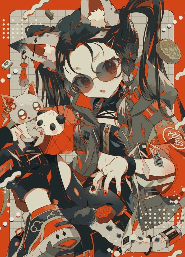 ảnh chibi nữ ngầu