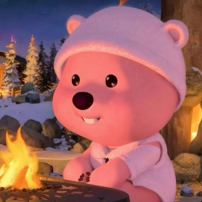 avatar đáng yêu gấu hồng
