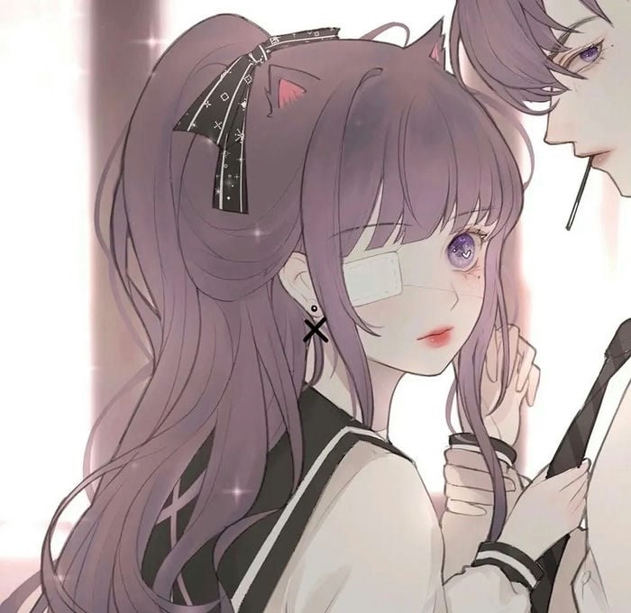 avatar đôi anime ngầu nam nữ đẹp