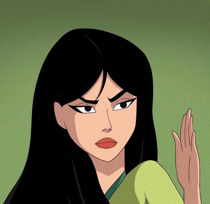 avatar đôi hoạt hình mulan