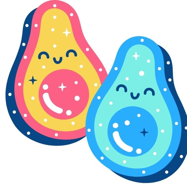 hình ảnh avatar quả bơ cute cute