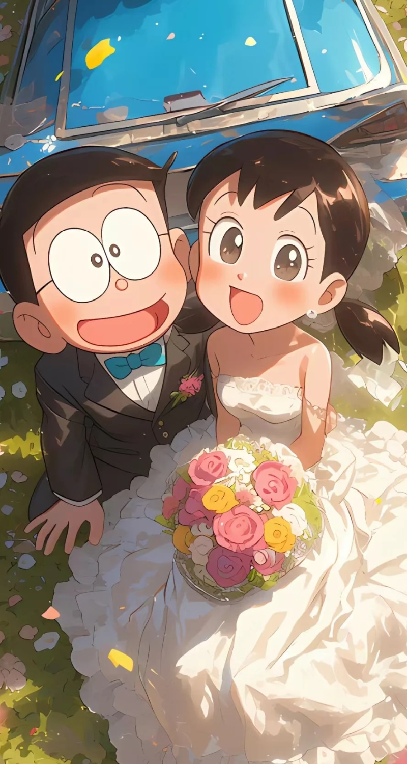 hình doraemon và nobita