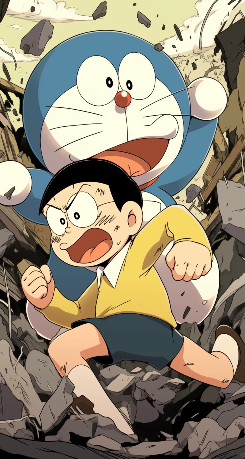 hình nền nobita doraemon cute