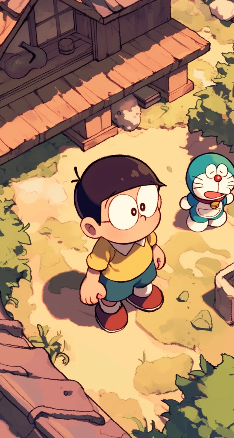 hình nền nobita ngầu