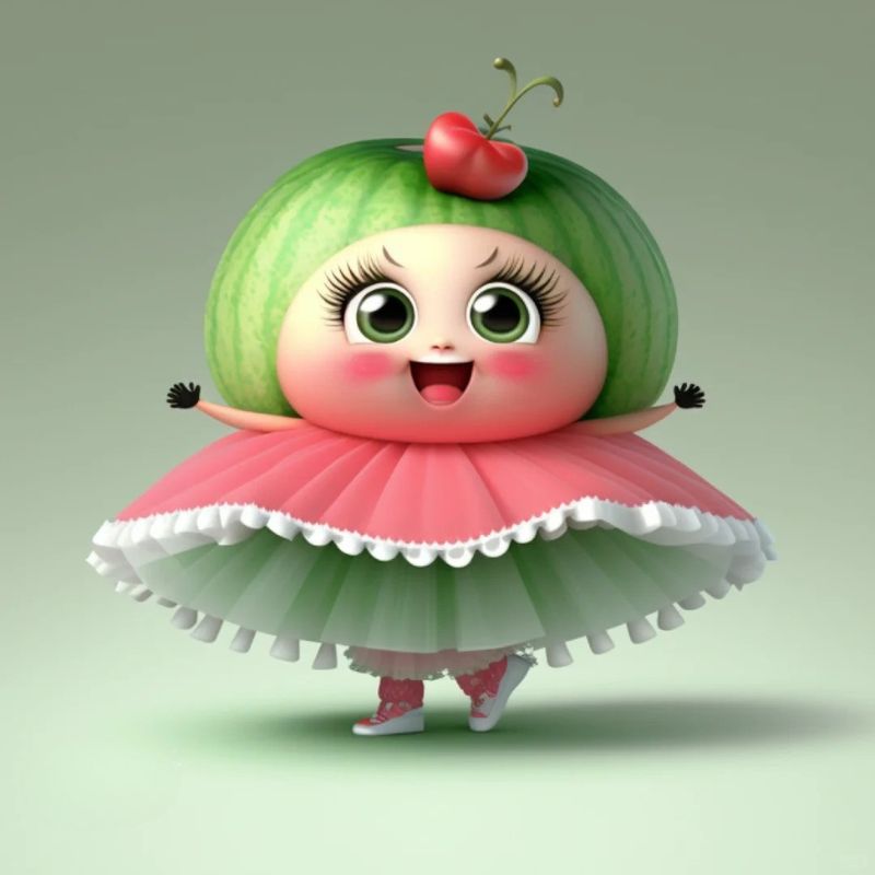 hình ảnh dưa hấu cute