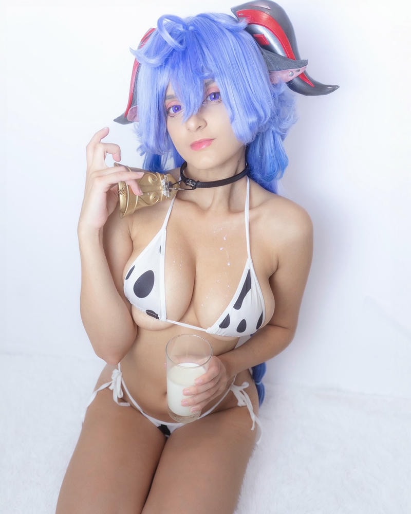 ảnh cosplay ganyu damdang